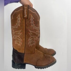 Tony Lama Two-Tone Western Boots